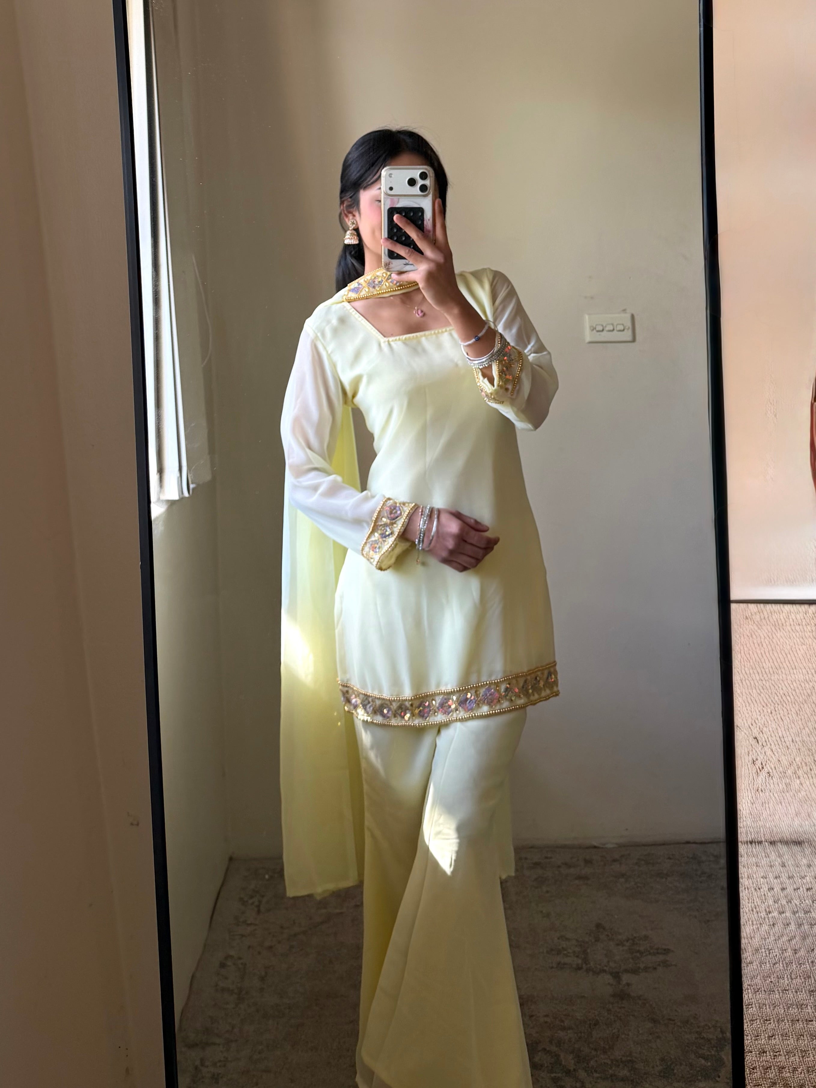 Yellow Kurthi set