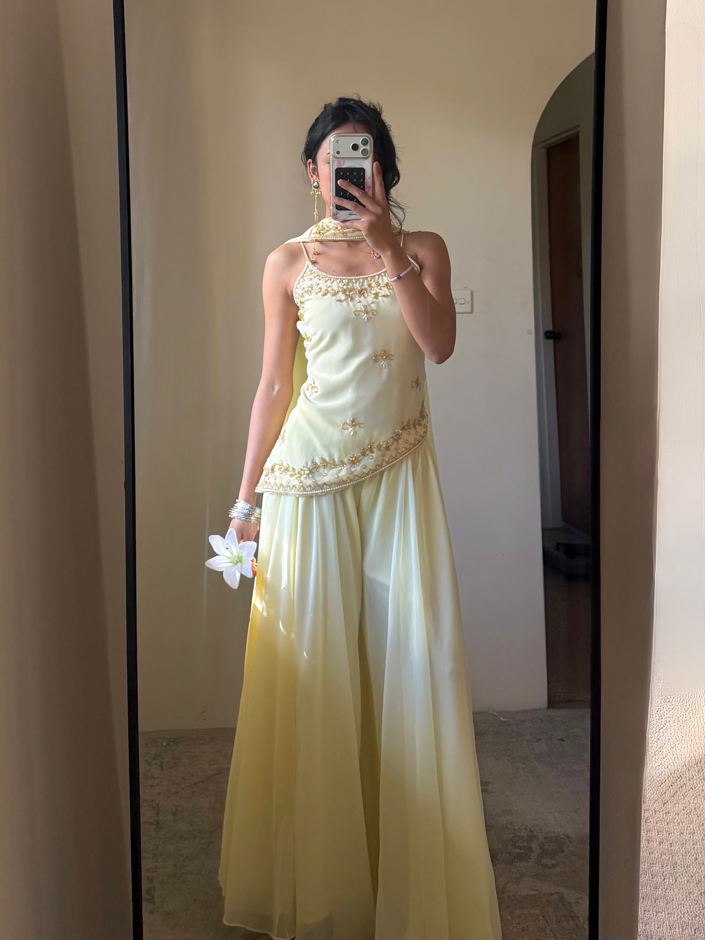 sarara sleeveless butter yellow