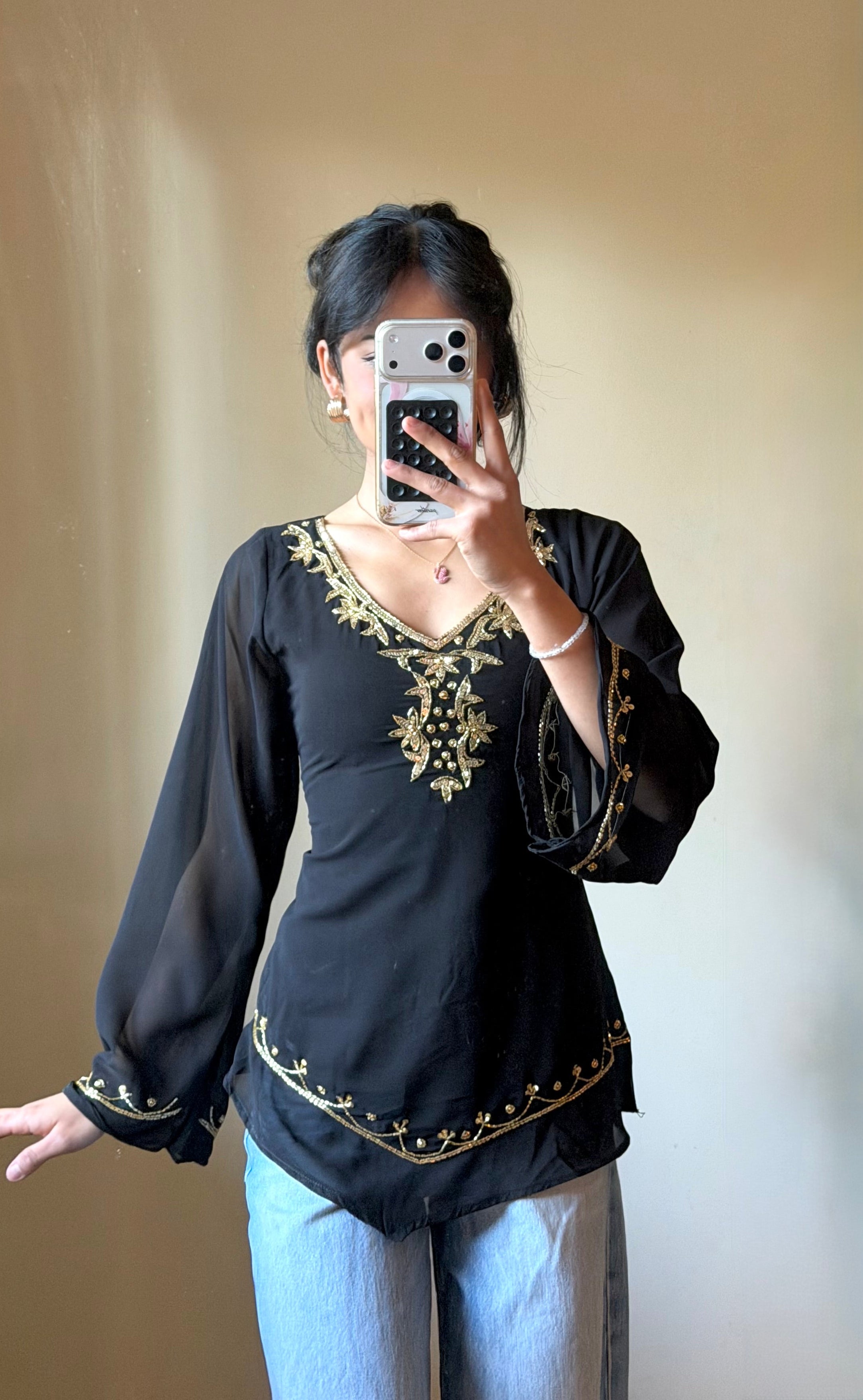 Y2k kurti top