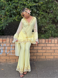 Butter Yellow 90's Kurthi
