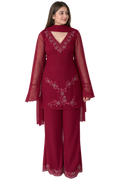 Full sleeve maroon kurthi