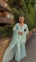 Sea Green 90's Kurthi