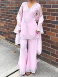Baby Pink 90's Kurthi